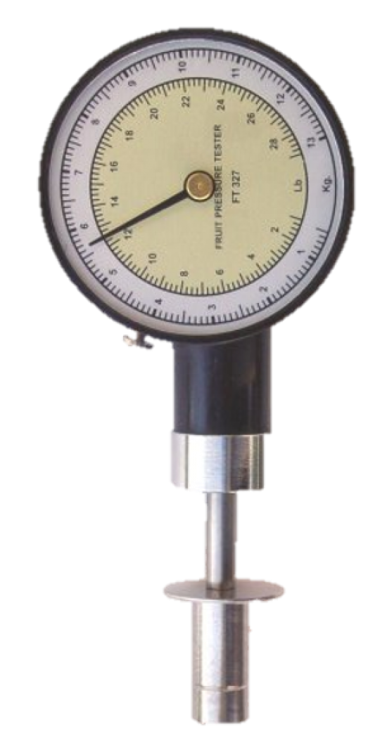 penetrometer for measuring fruit firmness
