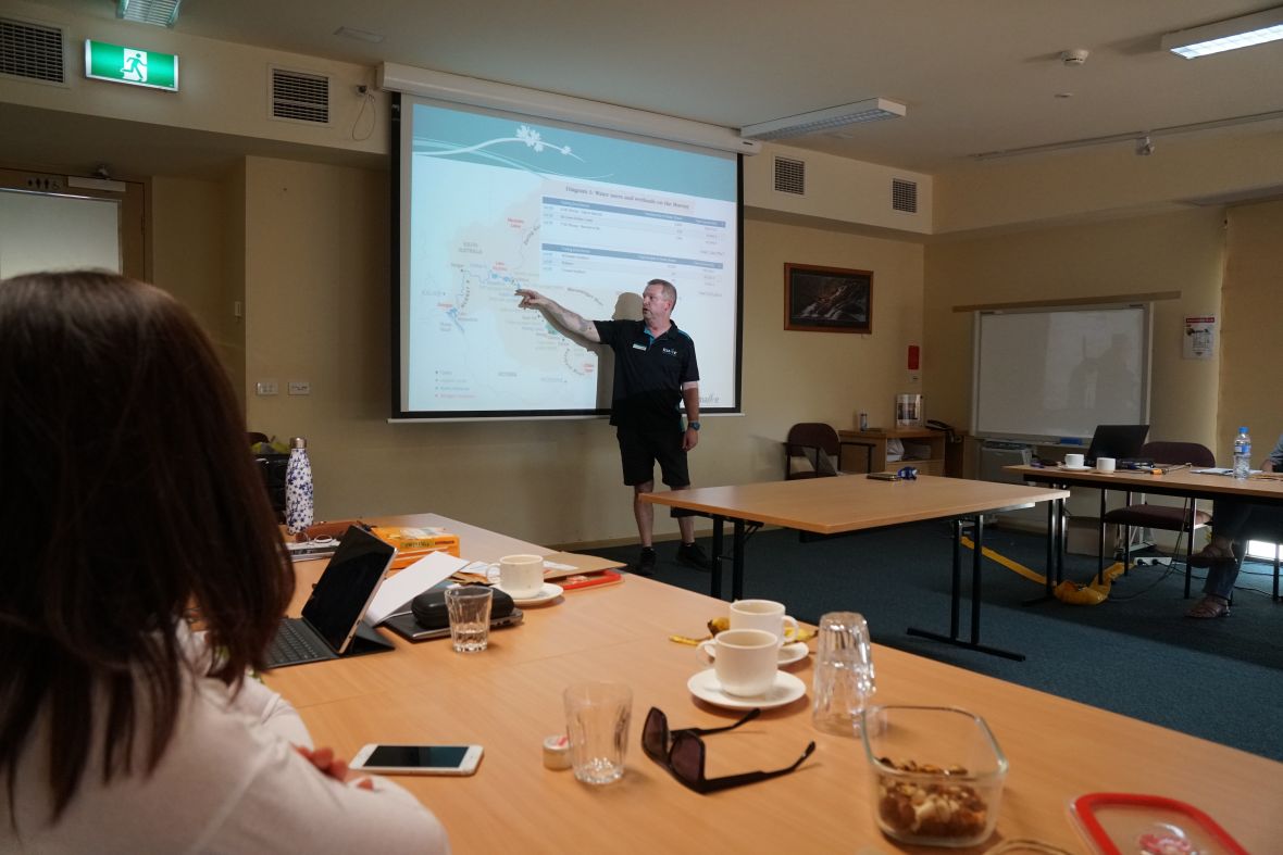 Peter Ebner - Lower Murray Water discussion with Horticulture industry network 