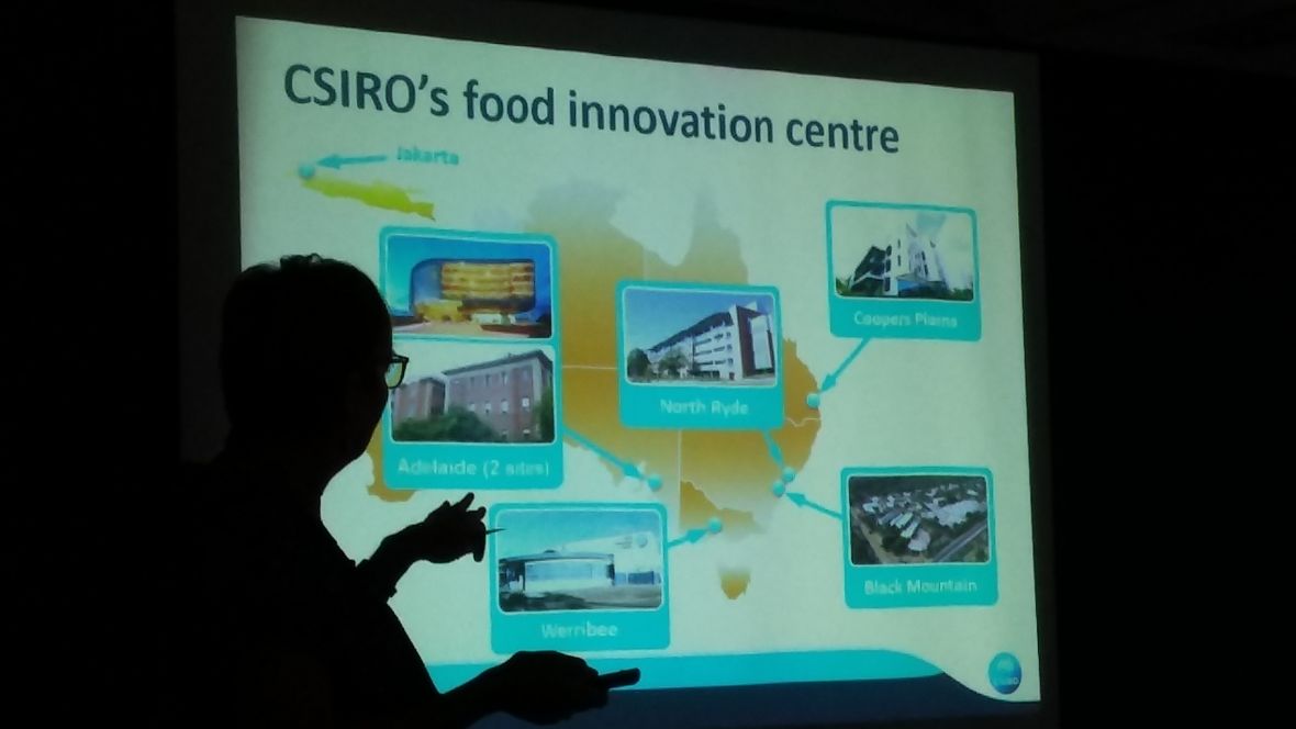 CSIRO present if from ocean on the food innovation centre to Horticulture industry network members 