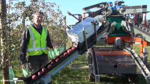 Smart sensing system on a platform harvester