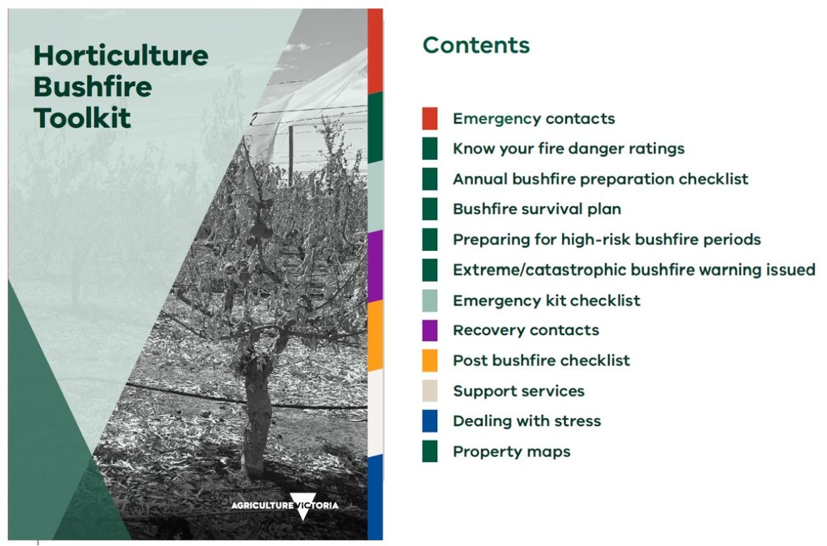 Horticulture Bushfire Toolkit for Victoria