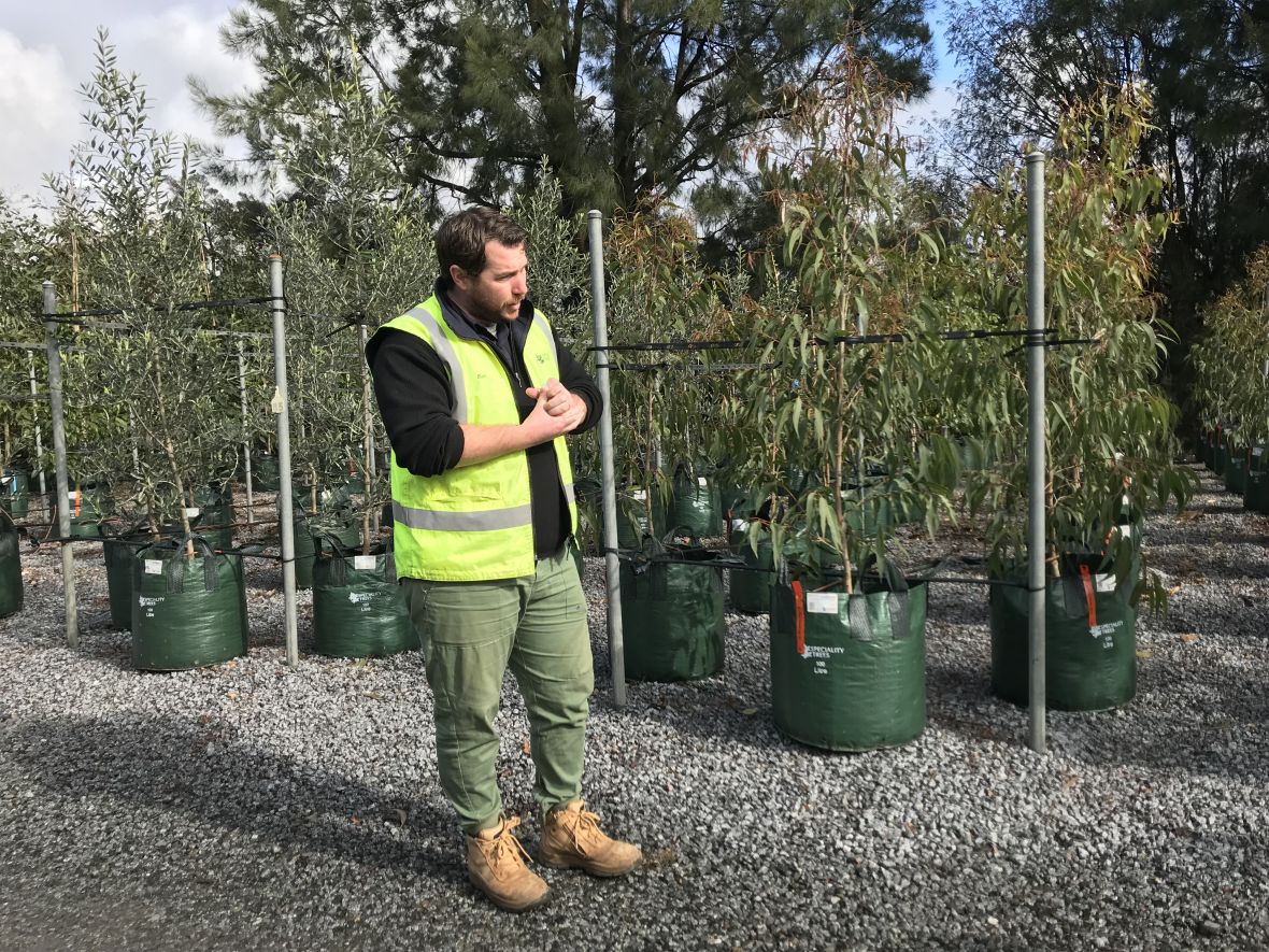 Horticulture industry network visit Ben Scoble Specialty Tree nurseries 