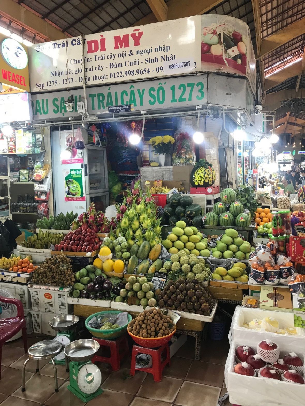 Ben Thanh market in Vietnam